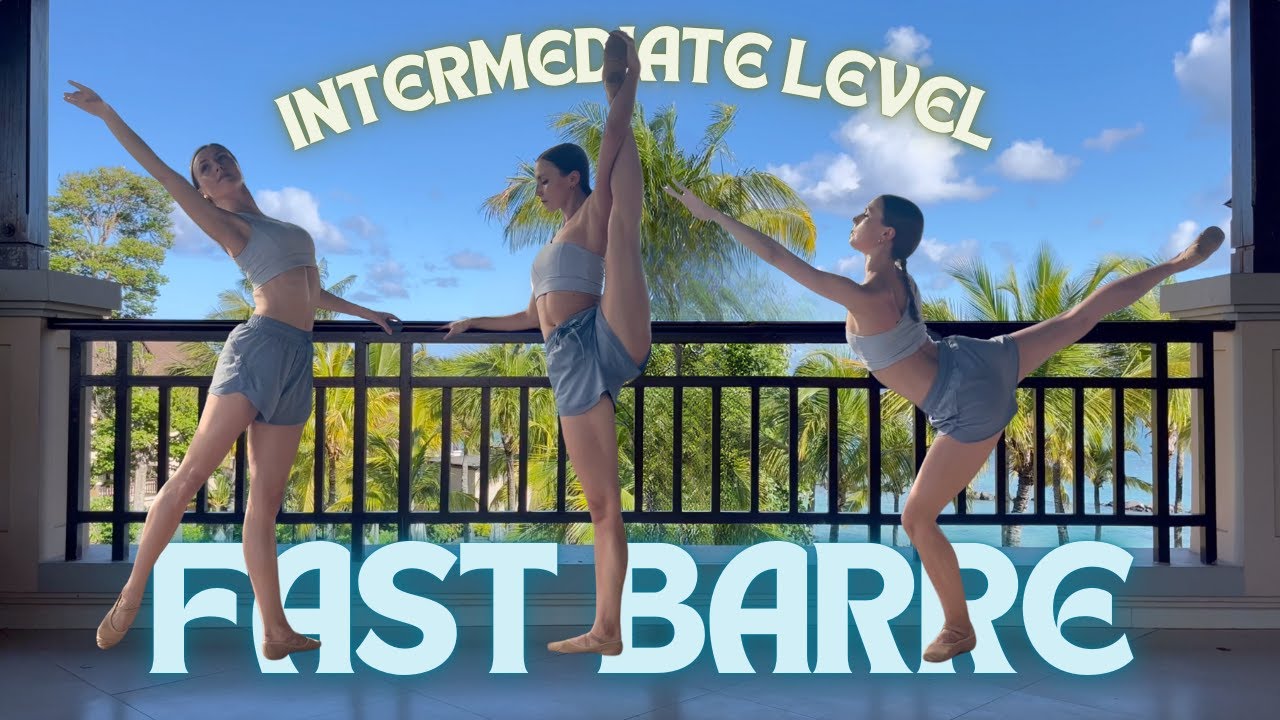 12-Minute Fast Ballet Barre | Intermediate Follow-Along
