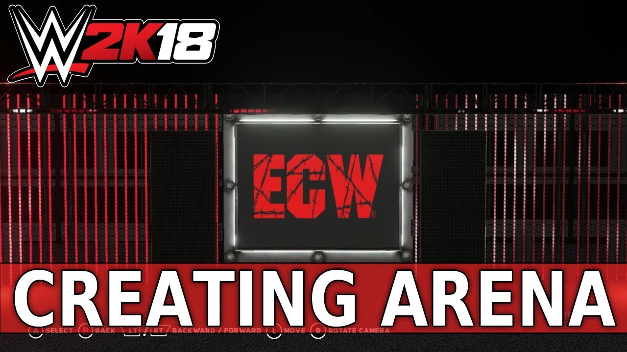 WWE 2K18 Create an Arena: Modern ECW!