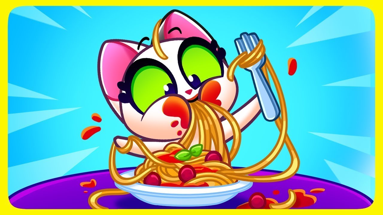 ¡Ñam ñam! Pasta Deliciosa 🍔Visita al Restaurante🍔🍝 Historias Divertidas para Niños | Purr Purr