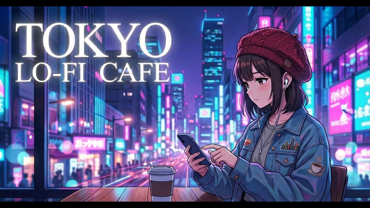 【Tokyo Neon Night】Chill Synthwave &times; Citypop Beats | Deep Focus Music