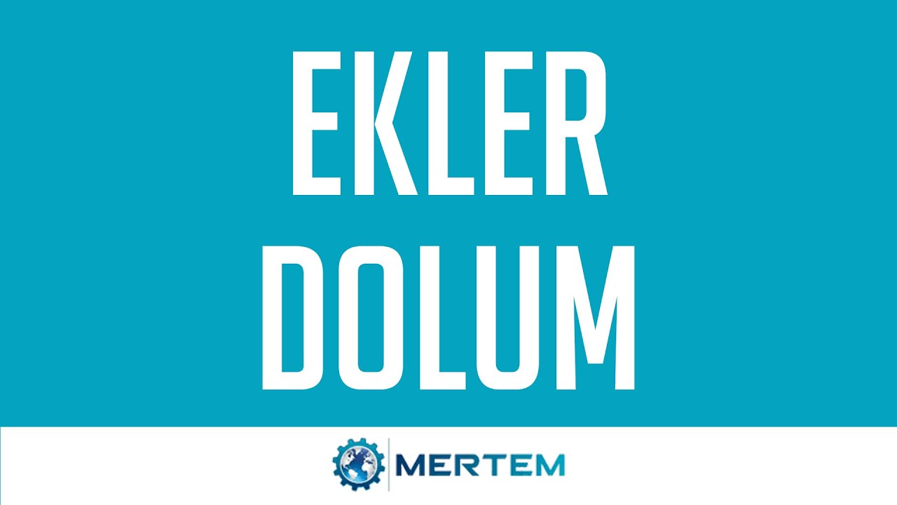 EKLER DOLUM MAKİNASI - MERTEM A.Ş.
