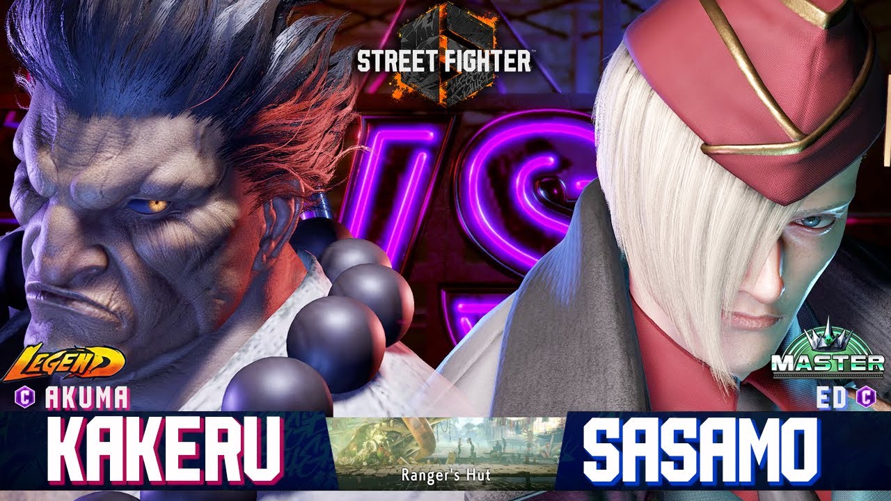 SF6🔥 Kakeru (AKUMA #2)  Vs  Sasamo (ED #3) 🔥Best Ranked Match 🔥 SF6 DLC Replays🔥