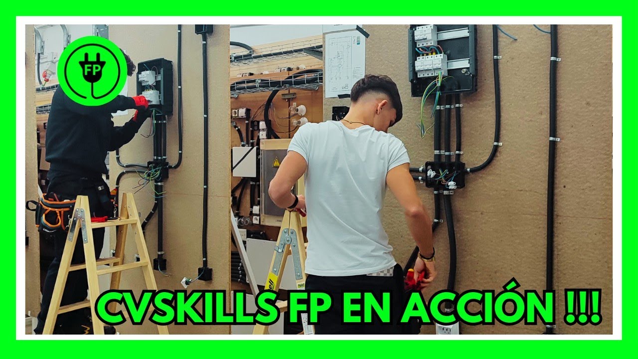 Así se vive una jornada de Skills de FP ⚡ Aprender haciendo: FP Básica de #electricidad