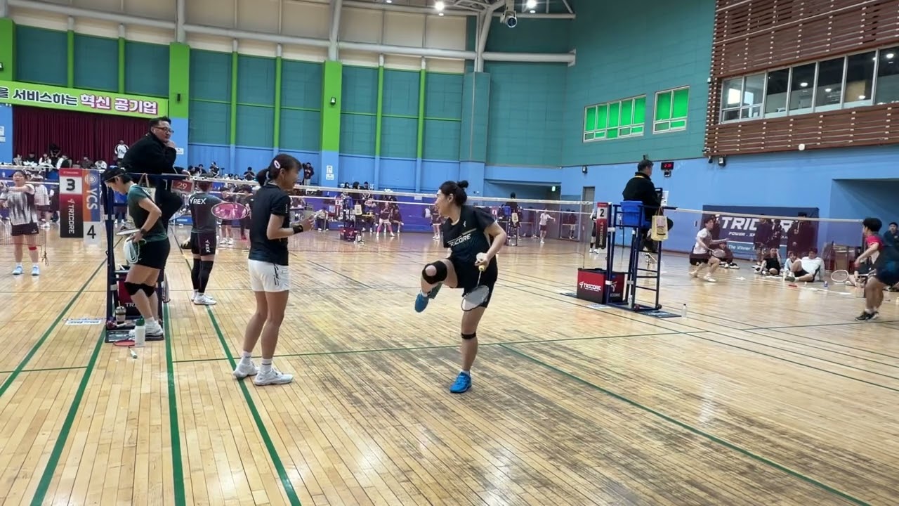 2026년 1회 넥스트 챔피언 전국 배드민턴 대회 여복 40대 B,C조 통합 2조 예선 1경기