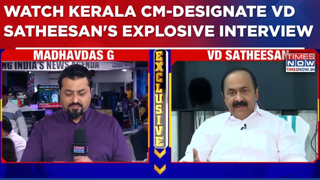 VD Satheesan Exclusive Interview: Kerala CM-Designate Says 'KC Venugopal & Ramesh Chennithala Are..'