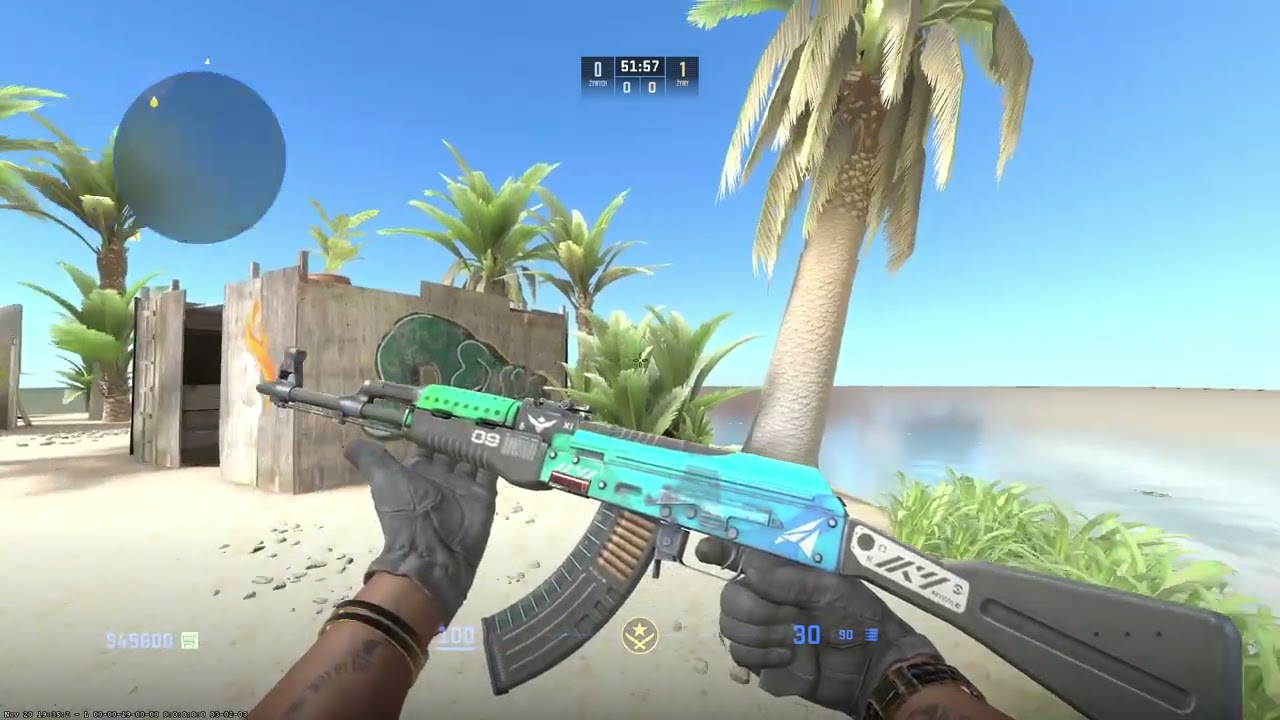 StatTrak AK-47 Ice Coaled (Field-Tested) Showcase