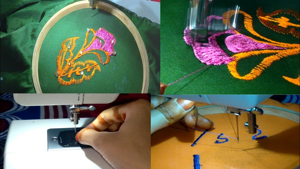 Singer promise Fashion maker 1409//zigzag pattern s, Embroidery flower design.......