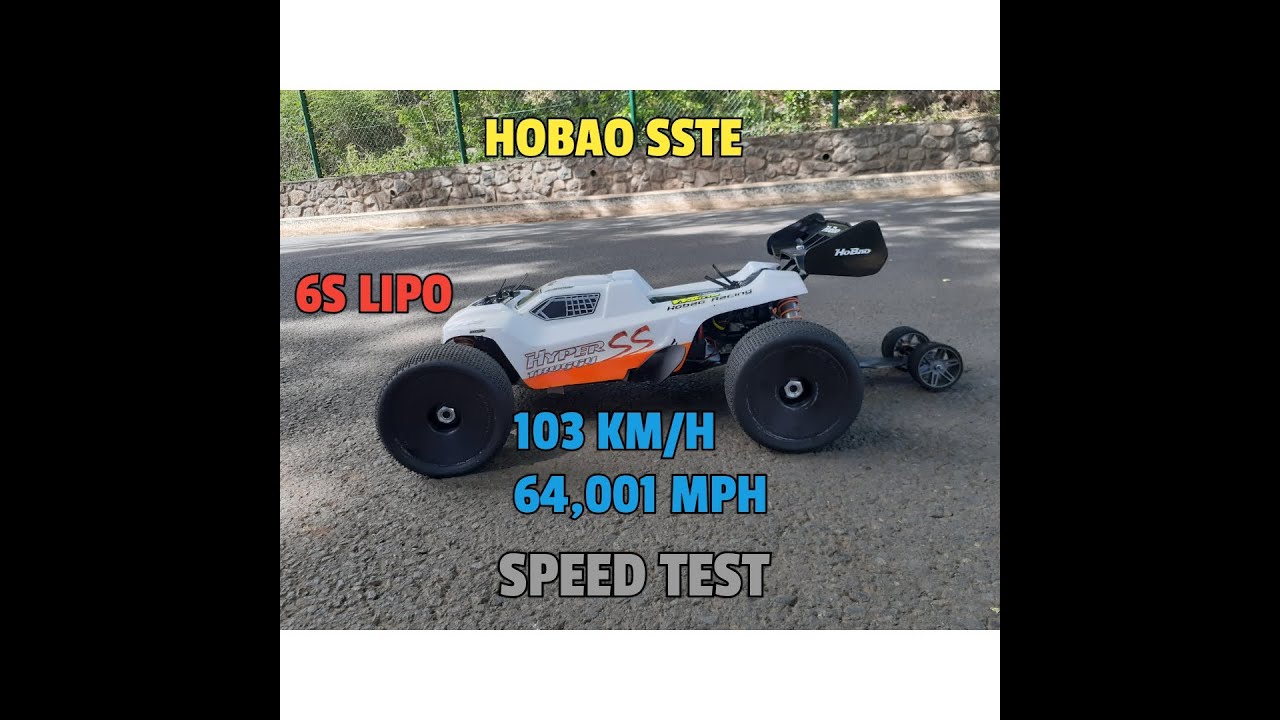 HOBAO HYPER SSTE SPEED TEST 103KM/H! 64MPH! #ST1