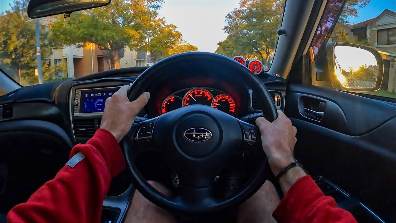 Tuned 2011 Subaru WRX - POV Sunset Drive (4K)