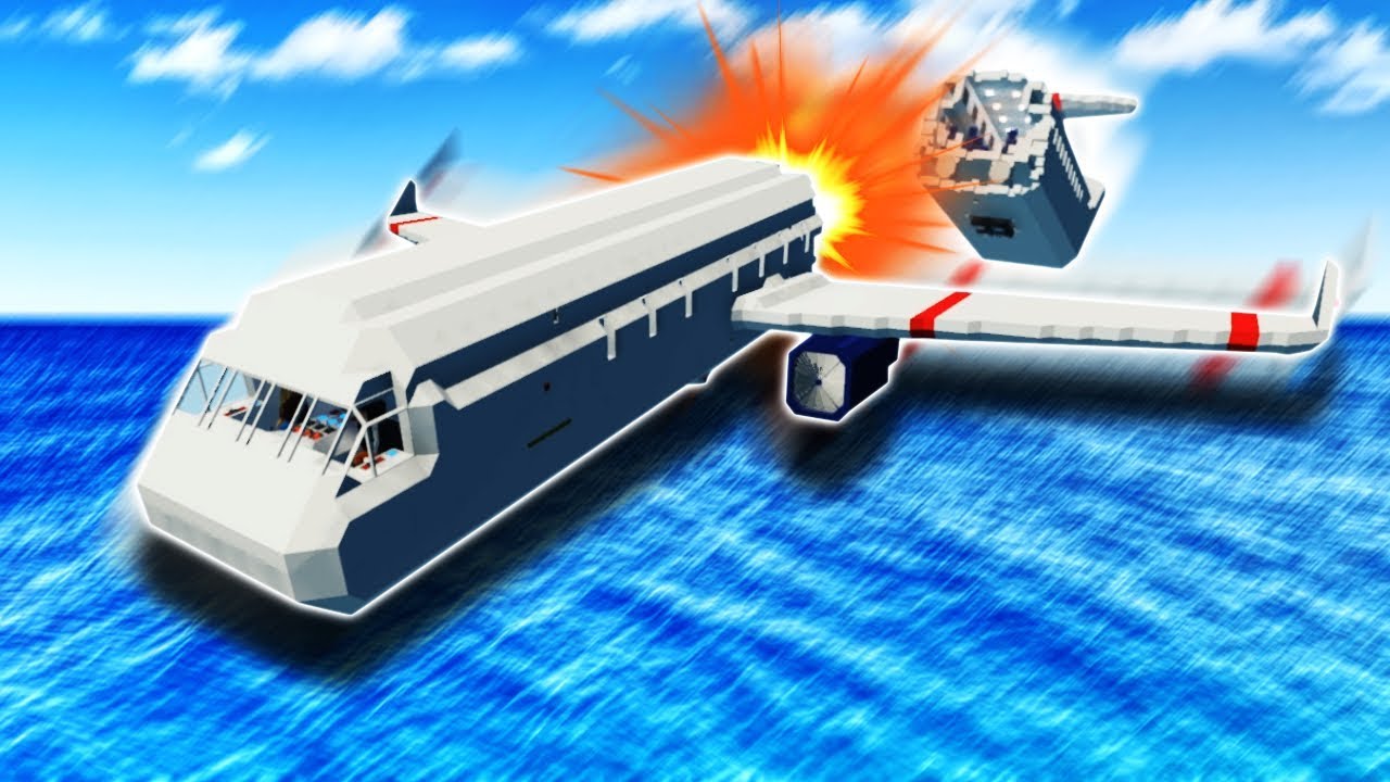 PLANE CRASH RESCUE AT SEA? - Stormworks: Build and Rescue Gameplay Roleplay - Sinking Ship Survival