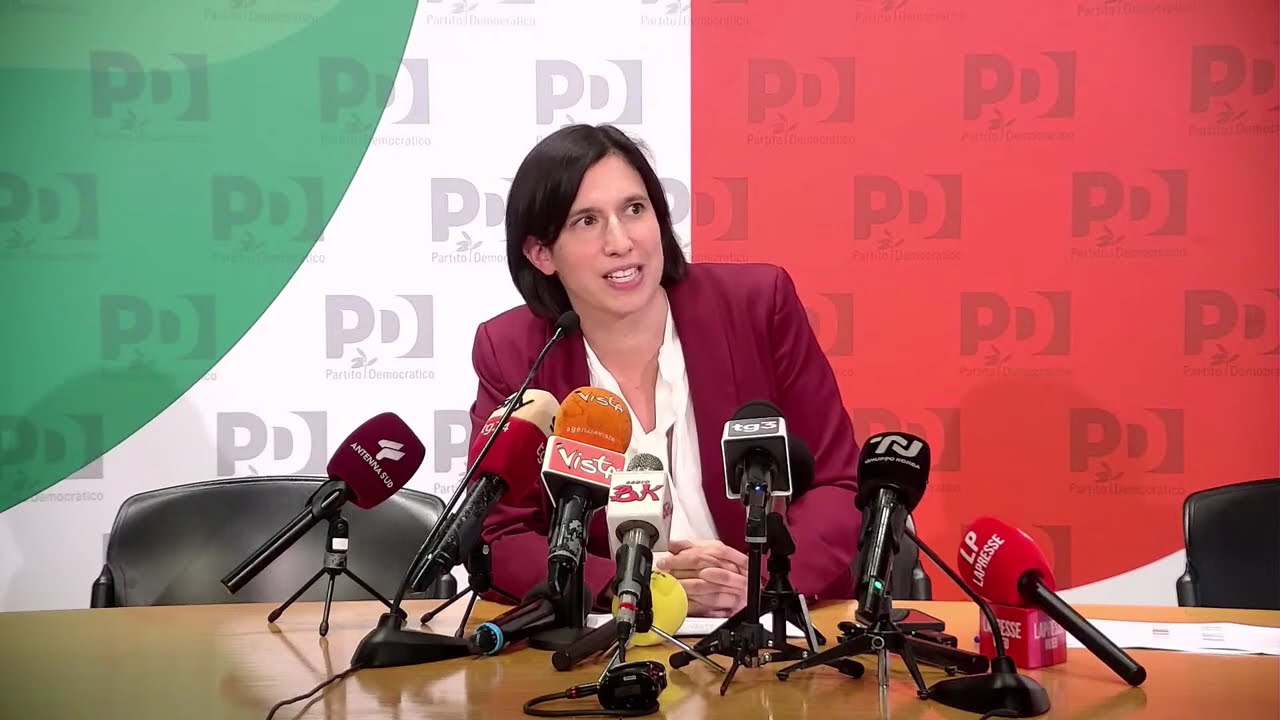 Conferenza stampa della Segretaria nazionale Elly Schlein