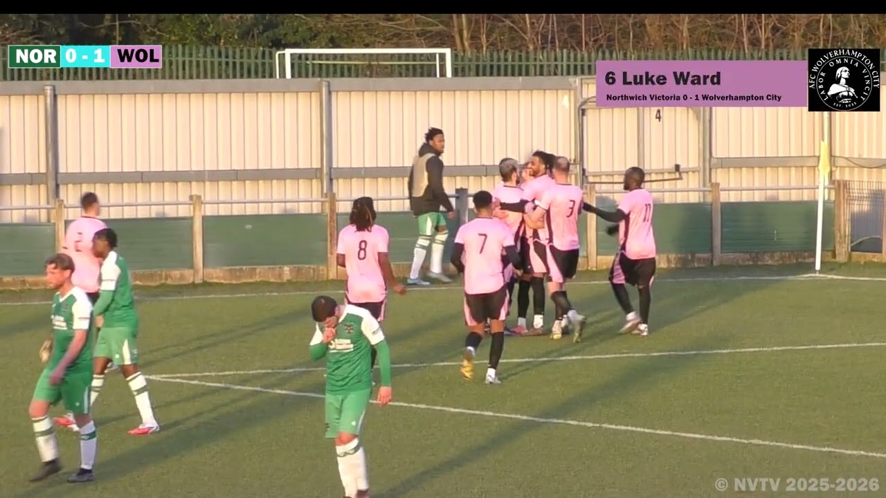 Northwich Vics v Wolverhampton City - Midland League - Highlights 10-1-26
