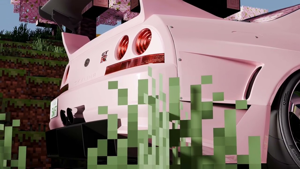 Nissan r33 Minecraft edit 