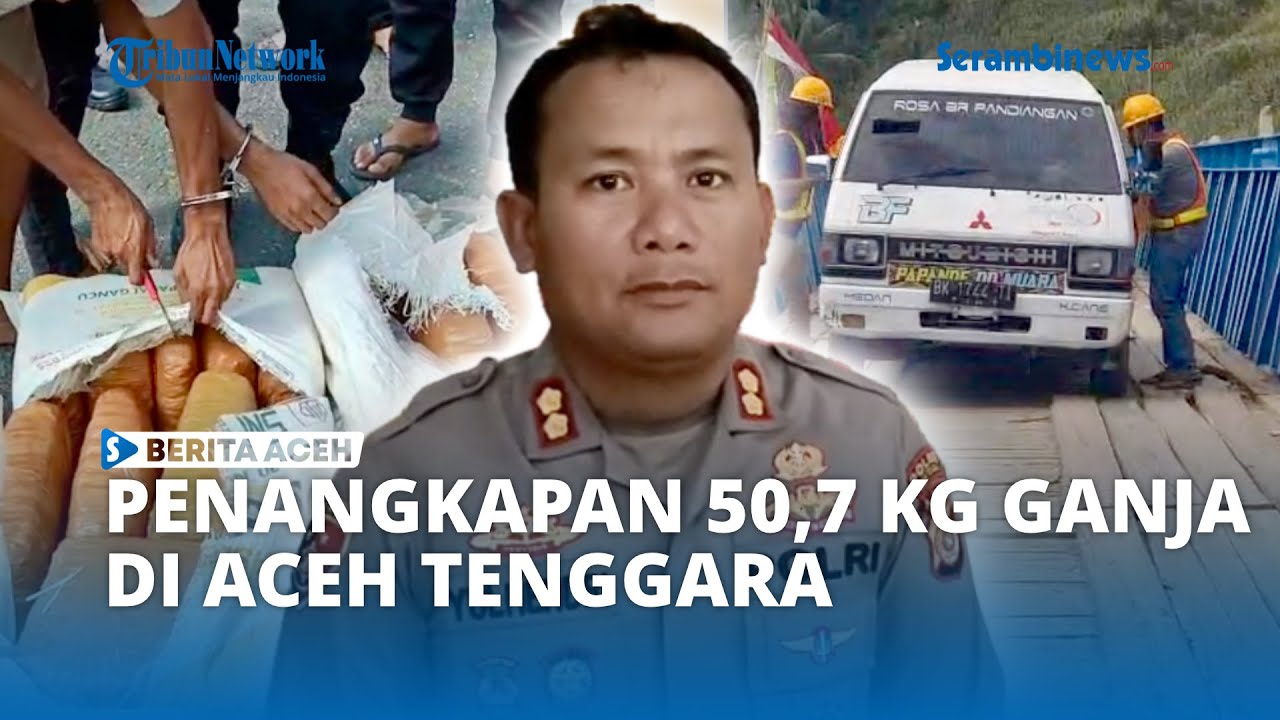 Sat Intelkam Polres Agara Amankan 50,7 Kg Ganja dan Dua Kurir