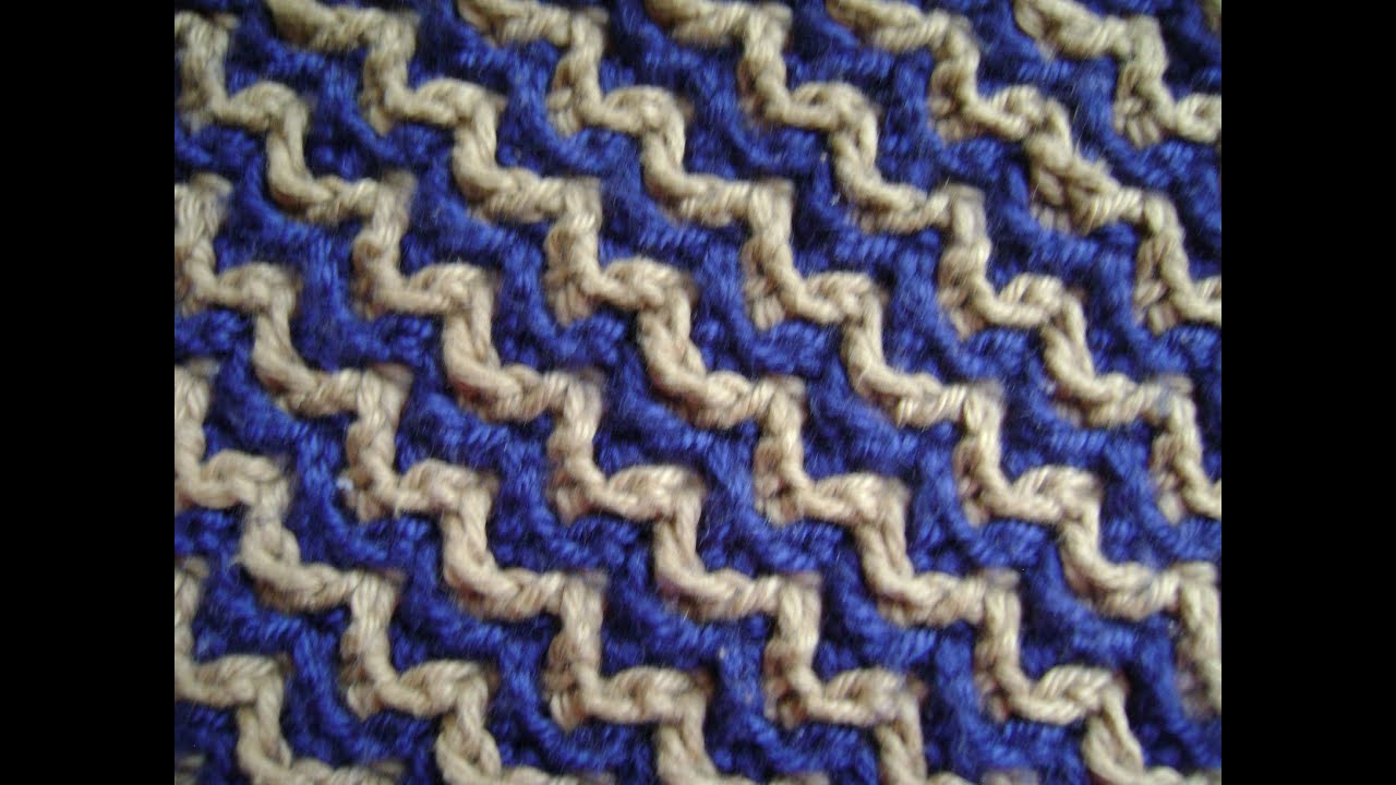 Interlocking Crochet™ - Zigzag Design