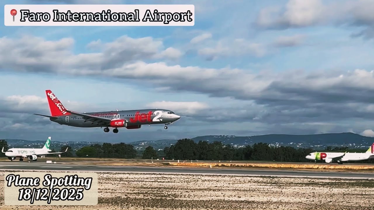 ✈️ CLOSE UP TAKEOFFS & LANDINGS 🇵🇹 Faro International Airport Plane Spotting [FAO/LPFR] 
