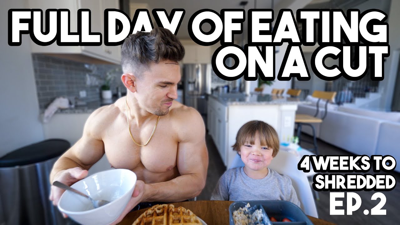 FULL DAY OF EATING ON A CUT | LEG & AB WORKOUT | EP.2