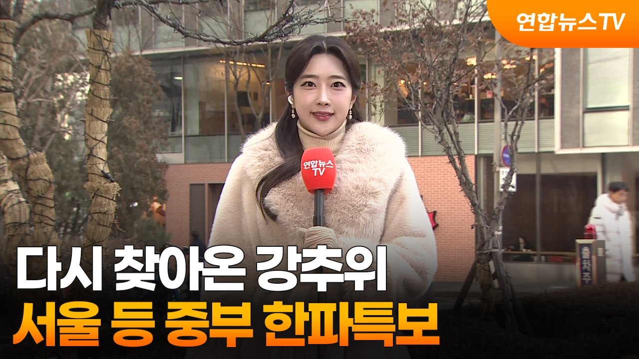 [날씨] 다시 찾아온 강추위…서울 등 중부 한파특보 / 연합뉴스TV (YonhapnewsTV)