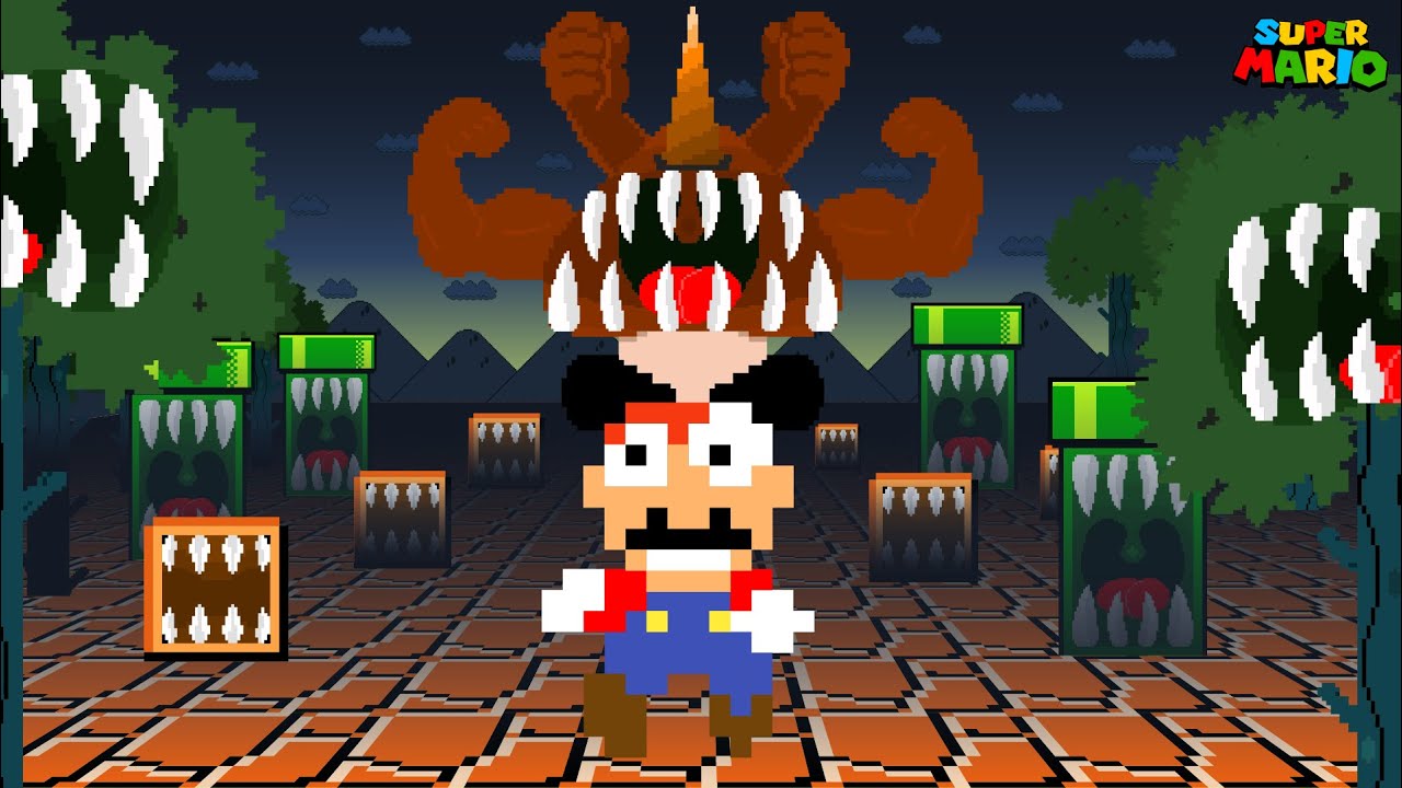 Что, если ночью в Super Mario Bros. всё станет страшным?