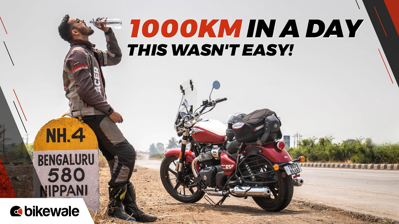 1000 км за день на Royal Enfield Super Meteor 650 | Лучший тест для путешествий | BikeWale