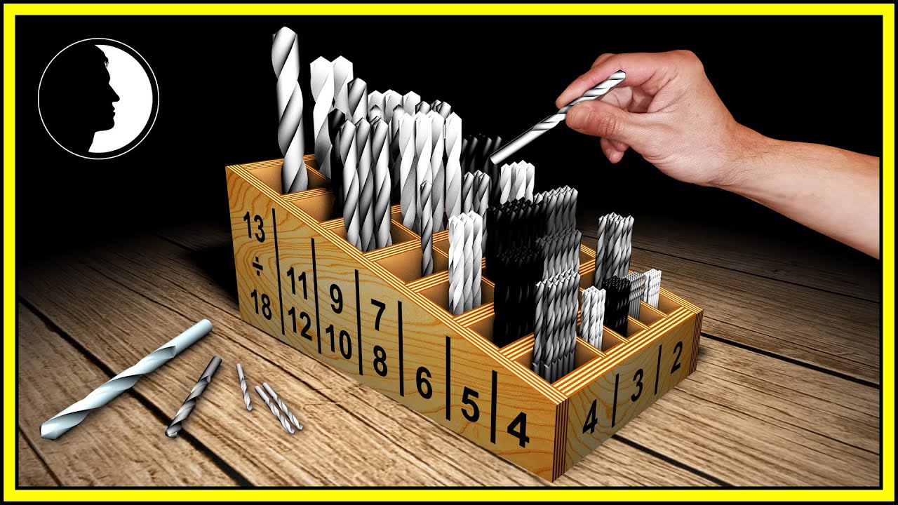 ОРГАНАЙЗЕР ДЛЯ СВЁРЛ | DIY Drill Bit Box (organizer)