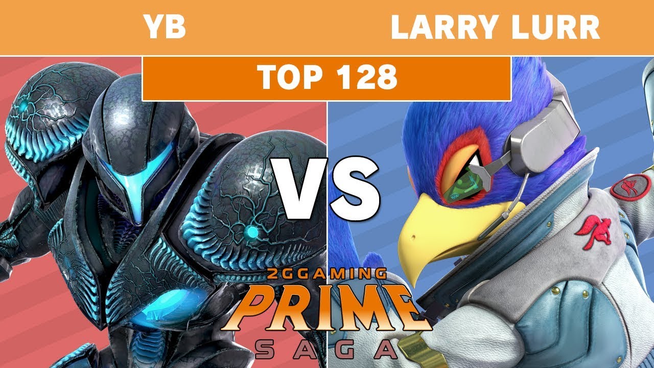 2GG: Prime Saga - YB (Dark Samus) Vs. Larry Lurr (Falco) Top 128 - Smash Ultimate