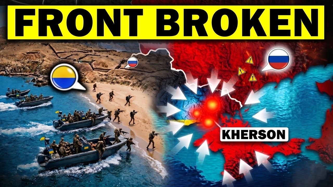 Putin's River Line Just COLLAPSED... Ukraine SEIZED 4 Islands