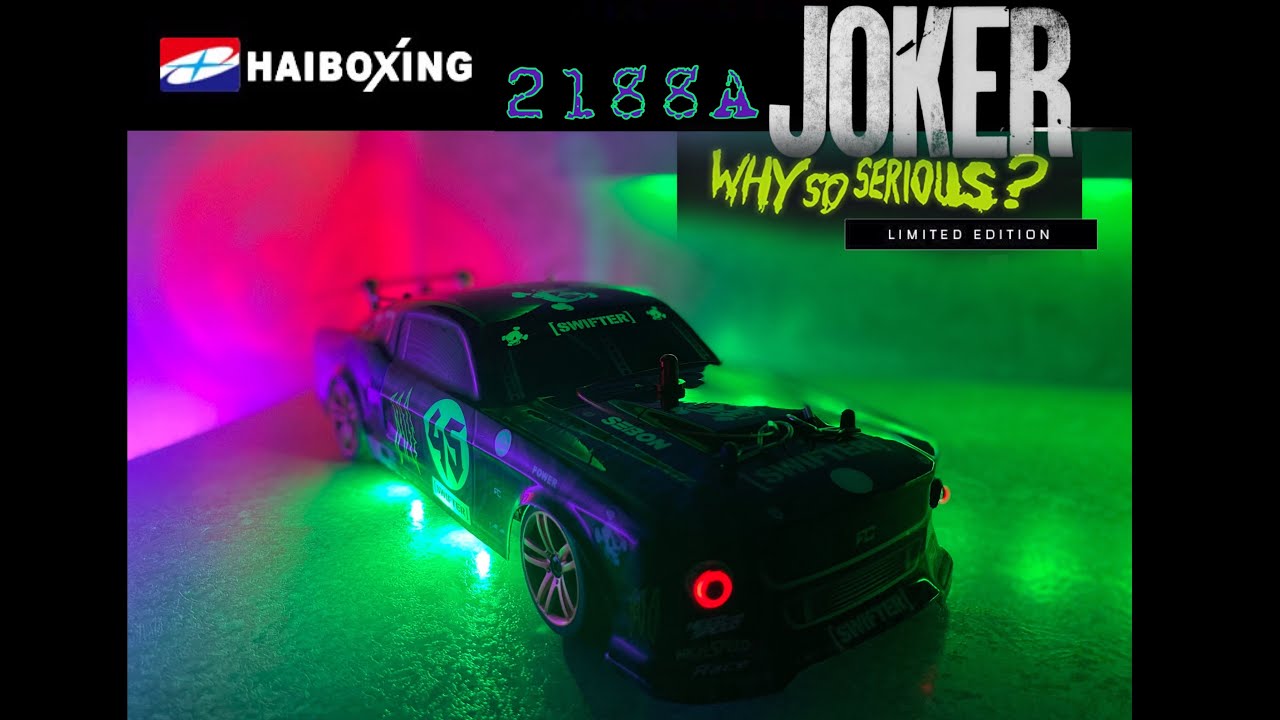 Joker why so serious Edition Haiboxing 2188A / Ken Block Hoonigan Style Drifter Review & Upgrade