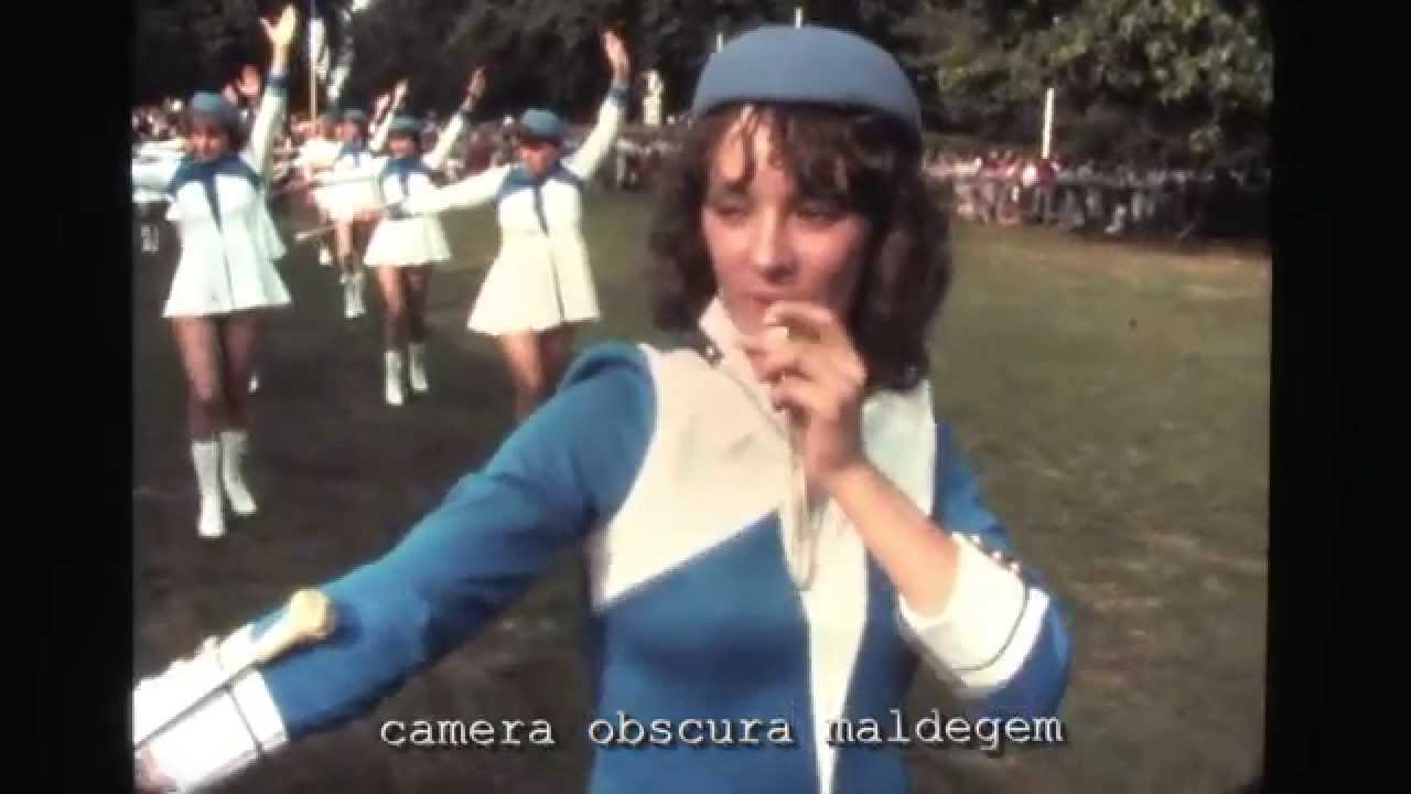 1891 Majorettenfestival Maldegem kermis majoretten Nut en Vermaak (film super8)./S8-MAJ-FANV-MK