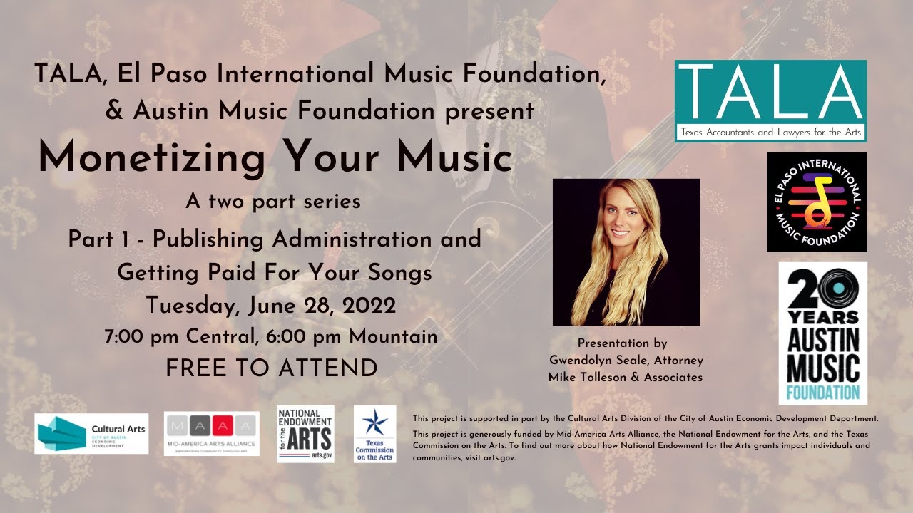 Monetizing Your Music Part 1: Publishing Administration and Getting Paid for Your Songs