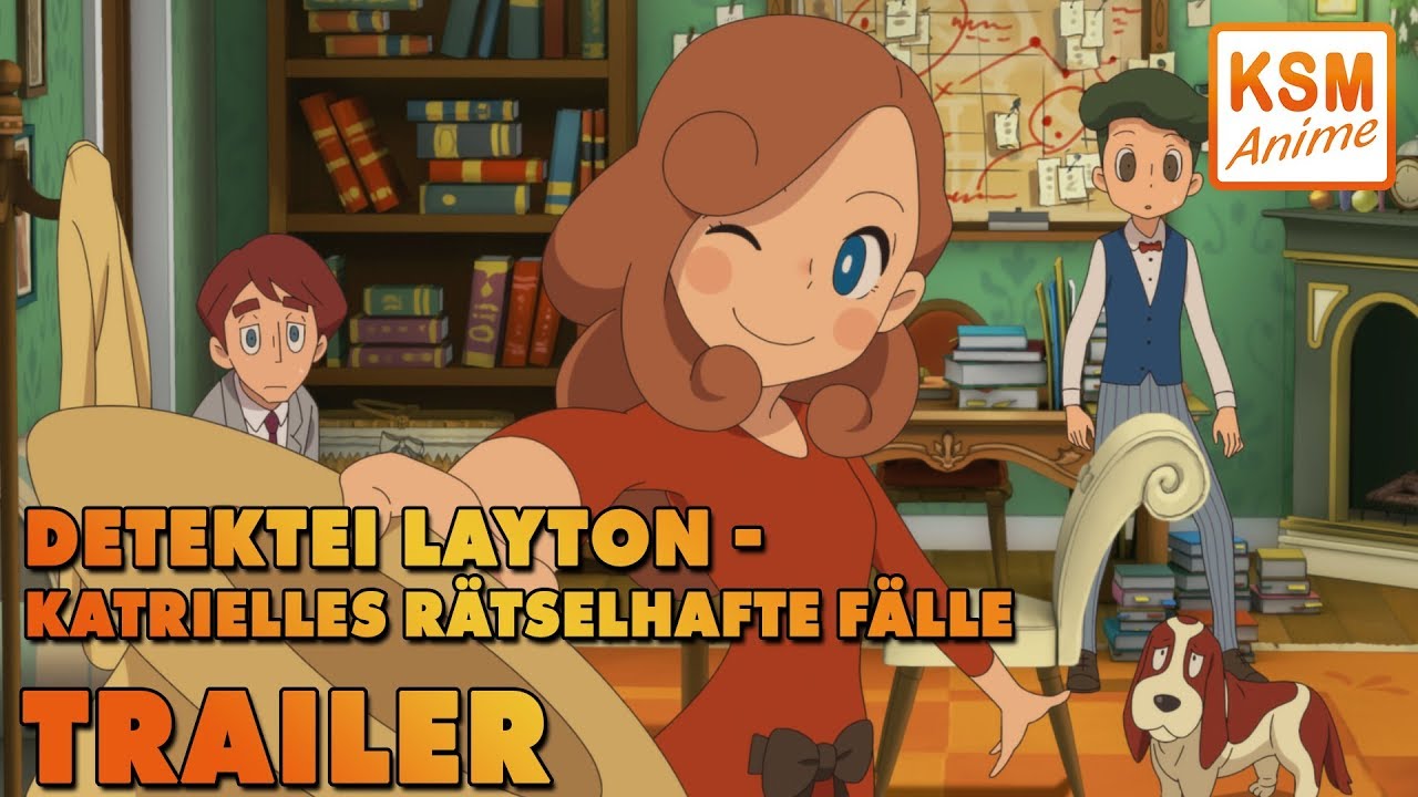 TRAILER - Detektei Layton - Katrielles rätselhafte Fälle - Deutsch (German Dub)