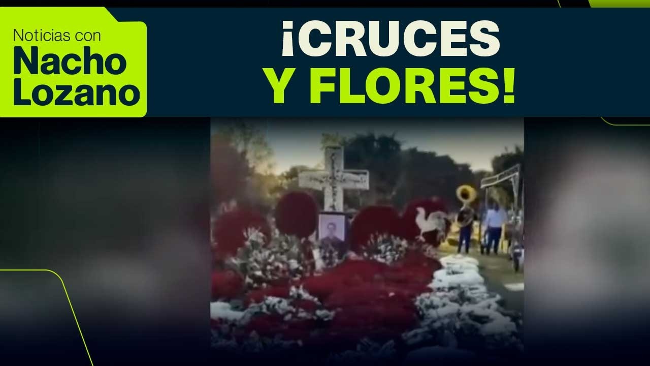 Miles de flores adornan la tumba de Nemesio Oseguera Cervantes, el Mencho | Nacho Lozano
