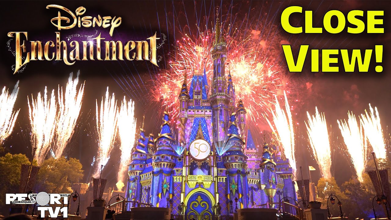 Disney Enchantment - Incredible Close Up View - Highest Quality 4K - Walt Disney World