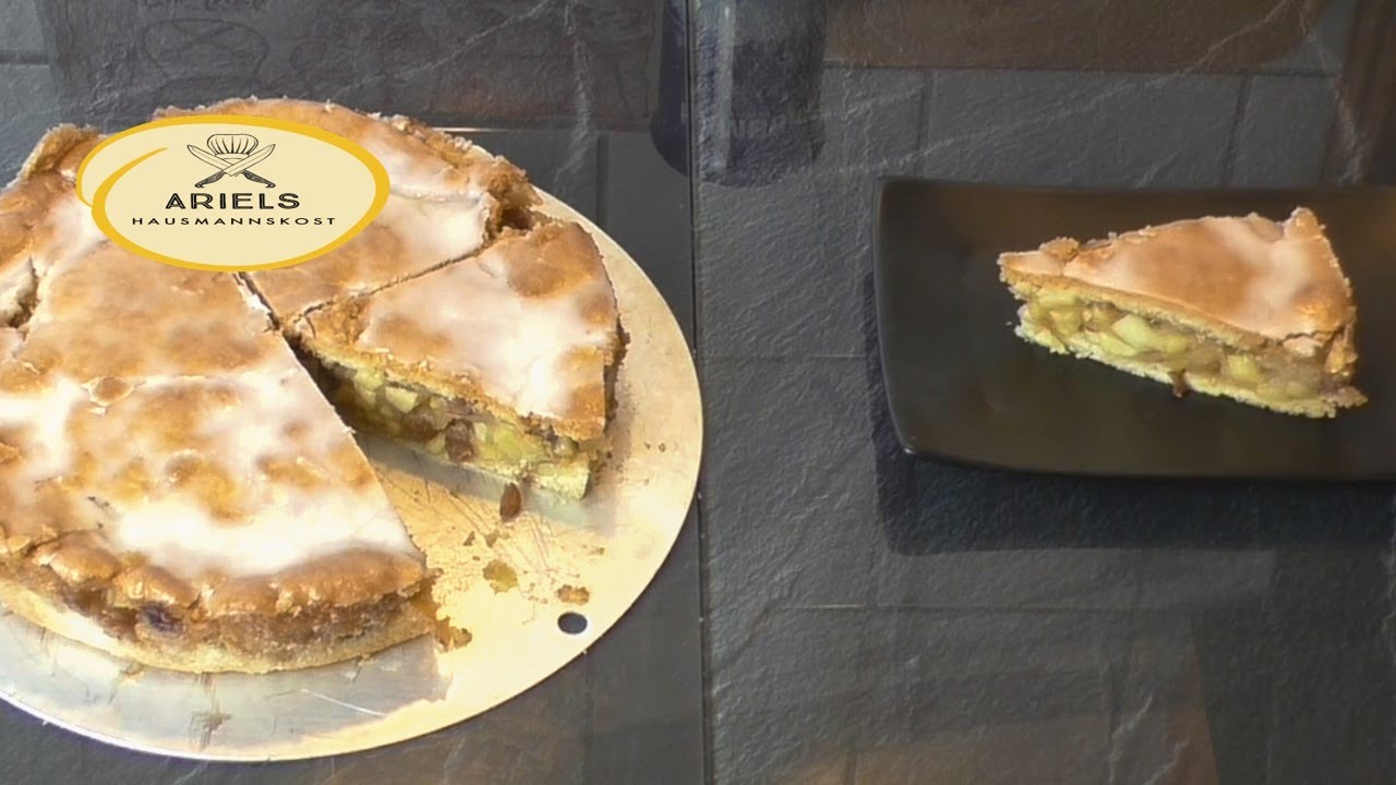 Gedeckter Apfelkuchen wie von Oma absolut lecker,  Hausmannskost,