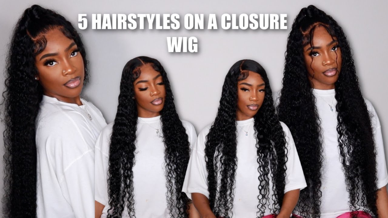 Beginner Friendly! 36 inch 5X5 Closure Wig Install + 5 Different Hairstyles ft Asteria Hair
