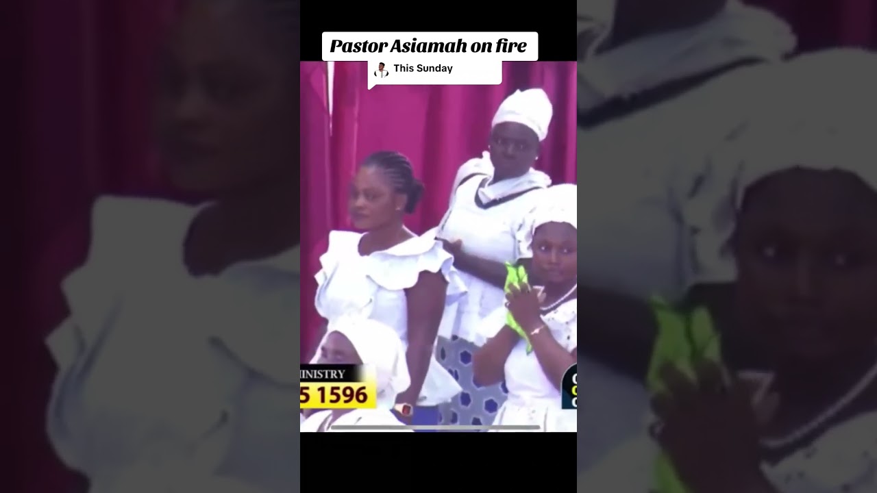 Asiamah took over the church with a powerful Message.... after his wife sentence