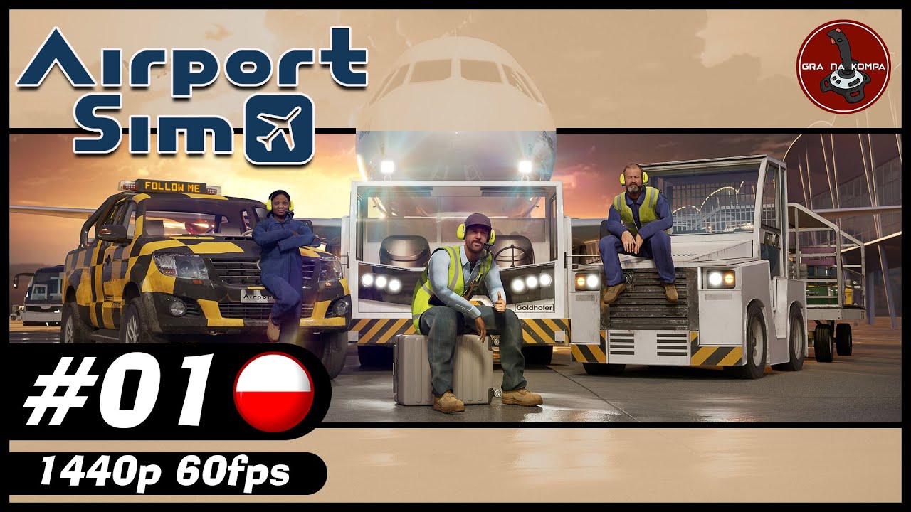 Obsługa naziemna lotniska || #1 || AirportSim PL