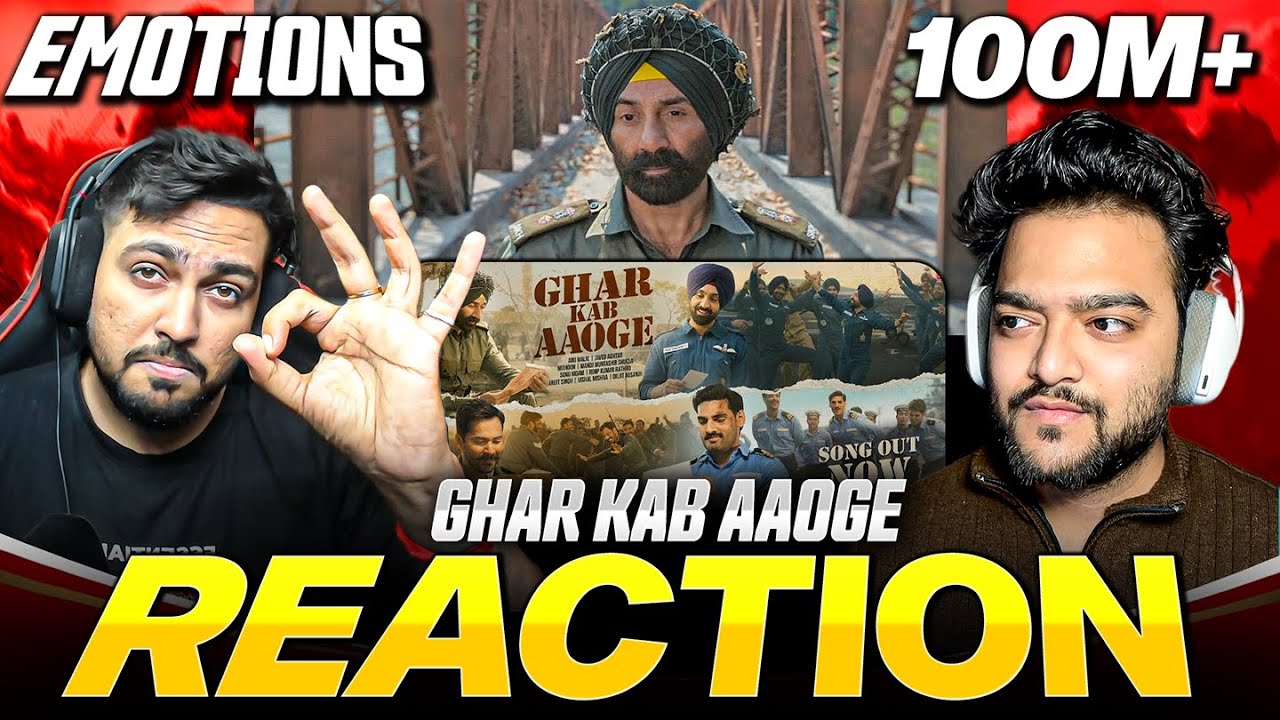 BORDER 2 Ghar Kab Aaoge Song Reaction 😱 | Sunny Deol | Anu,Mithoon, Sonu , Arijit  | Desi Bros TV