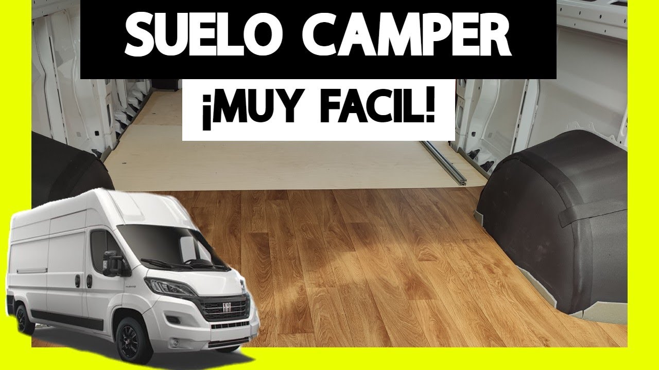 CÓMO PONER el SUELO de una FURGONETA CAMPER | SIN ADHESIVOS [camperización completa #1]