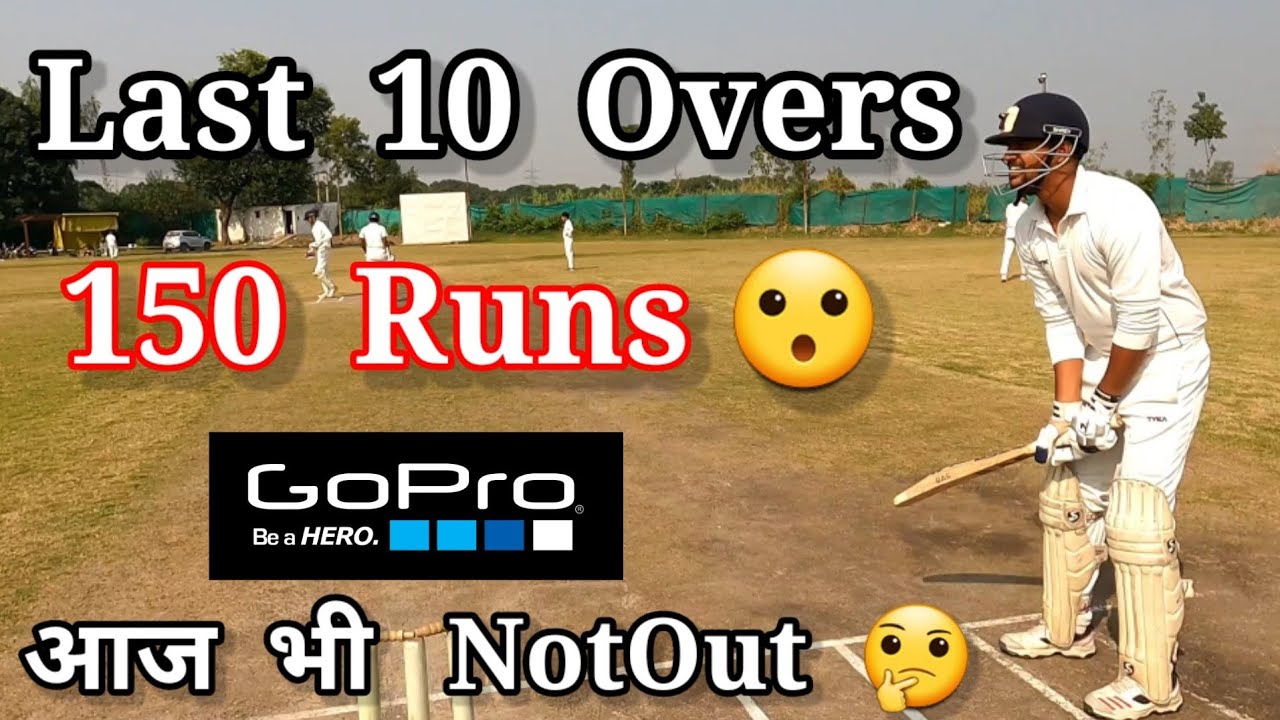 High Scoring Match With GoPro 🔥 Cricket With Vishal Match Vlogs
