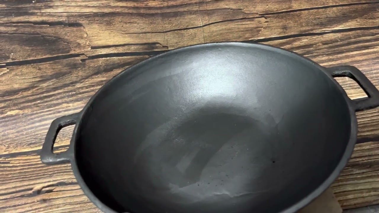 Chảo gang bầu đáy phẳng 26cm Ngân Thọ 0913.195.241