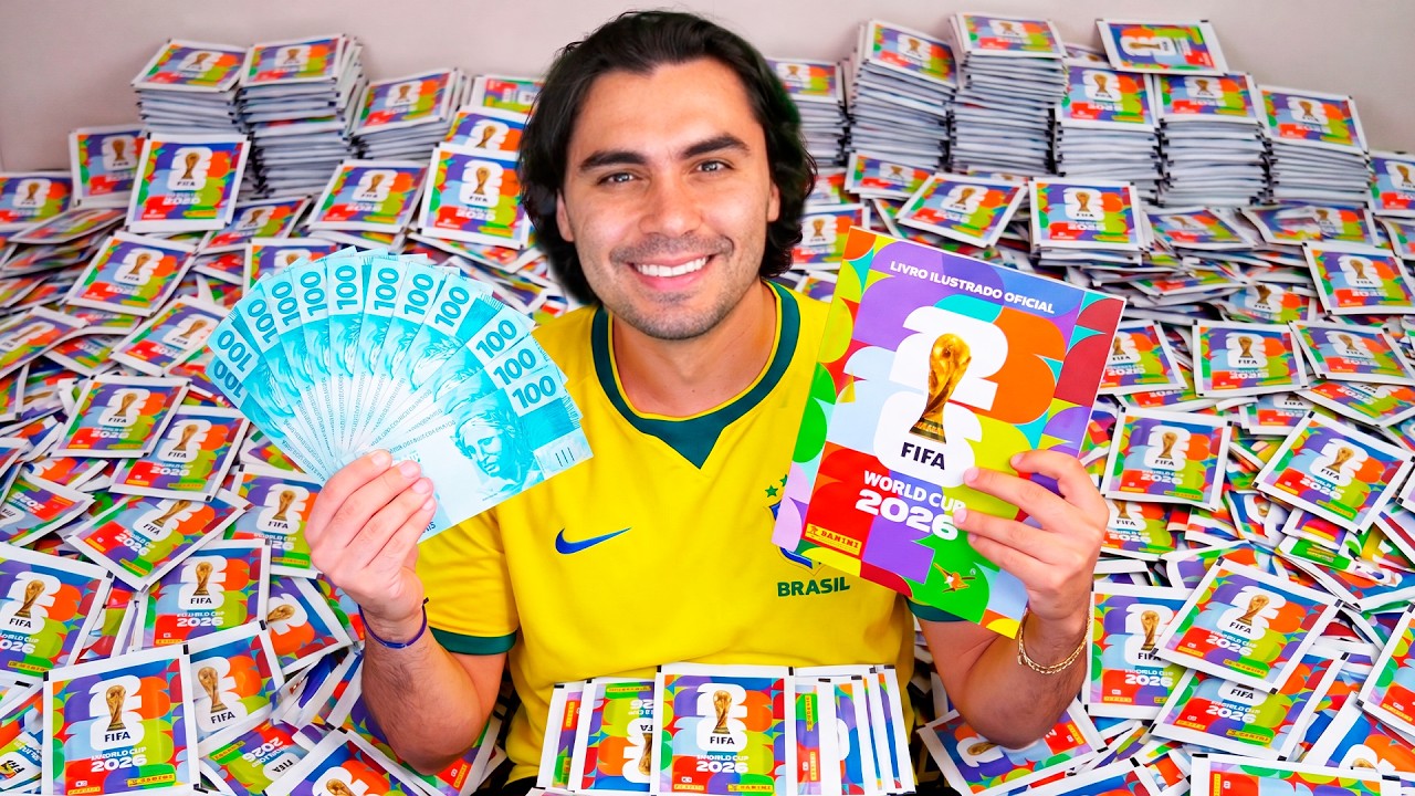 O QUE 1000 REAIS LIBERA NO ALBUM DA COPA DE FIGURINHAS?