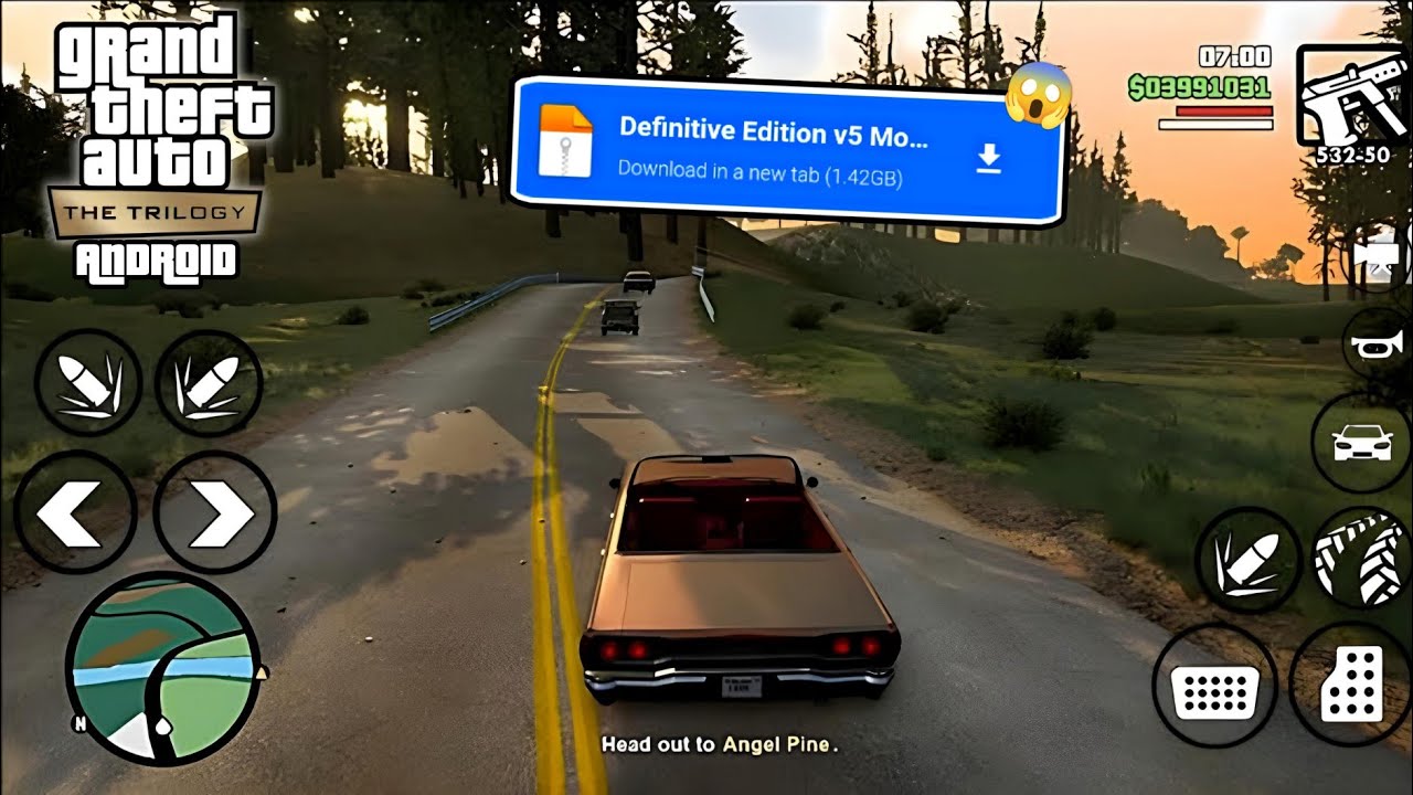 GTA SA Definitive Edition v5 - Graphics Modpack for Android 2024
