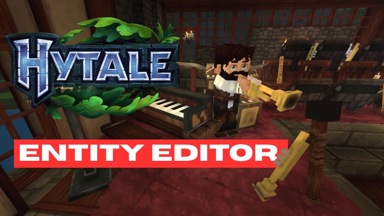 Using Hytale's Entity Editor For Scene making.