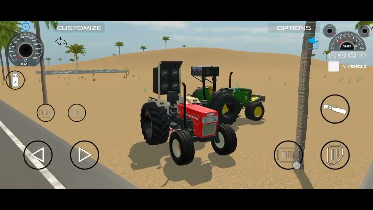 Driving a truck 