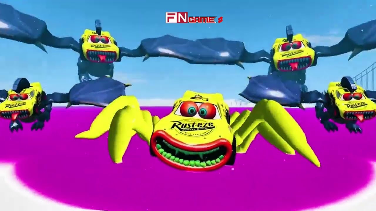 Lightning McQueen Spider Eater  || Coffin Dance Astronomia