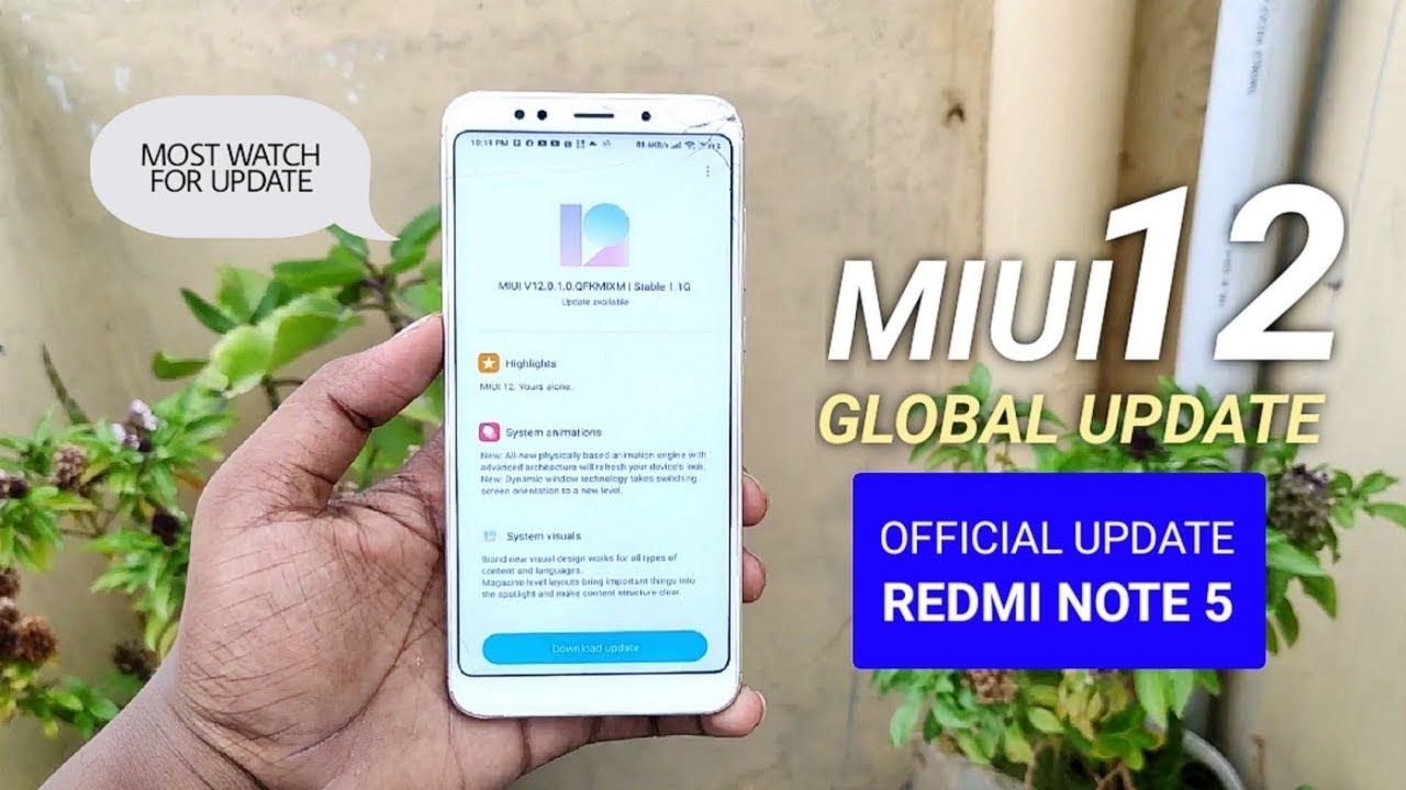 Redmi Note 5 MIUI 12 Global Stable Update | MIUI 12 Big Problem | Most Awaited Update