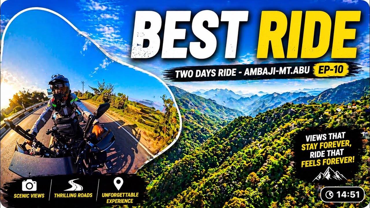 Mesmerizing Ride through the Aravalli Hills | Nilesh Bhanderi Vlogs | Bike Rider