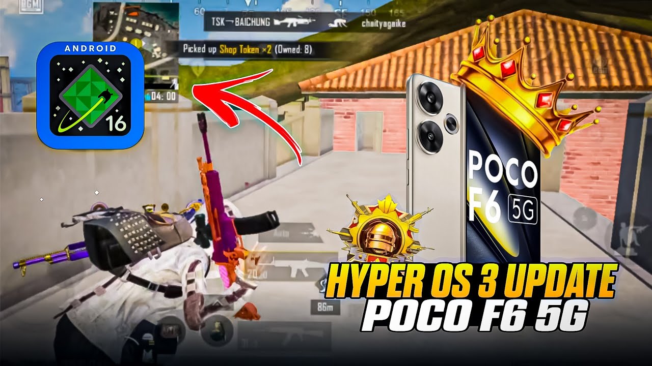 Poco F6 Android 16 Update NO LAG ?? Xiaomi Hyper Os 3 | Bgmi Test 2026