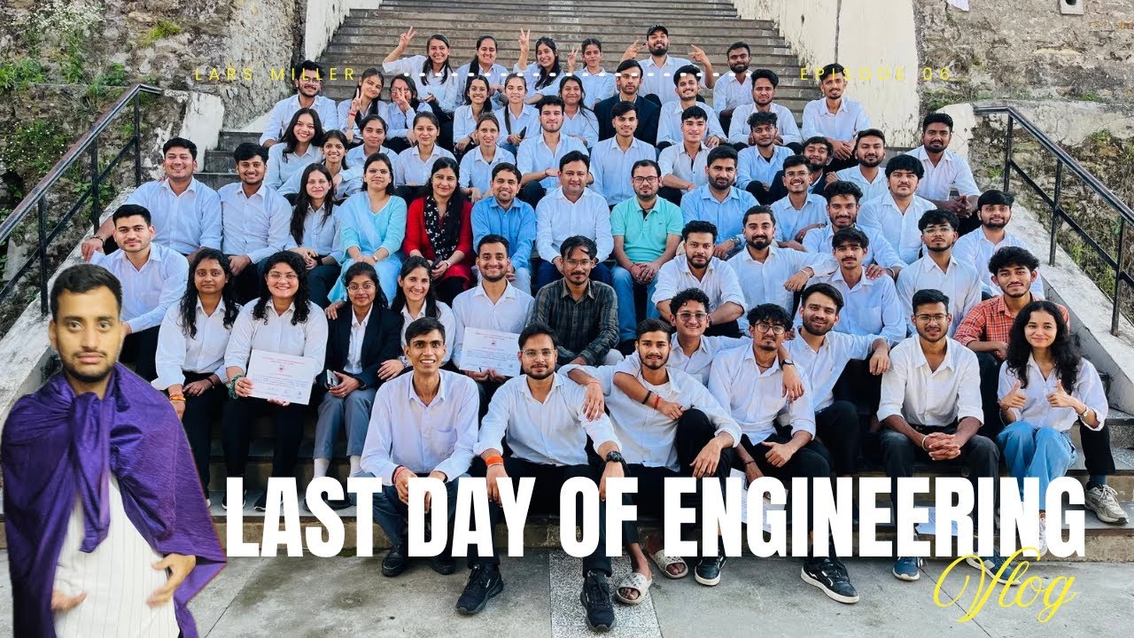 My Last Day of Engineering 👨‍🎓| Emotional Goodbye| GBPIET Pauri Garhwal ❤️